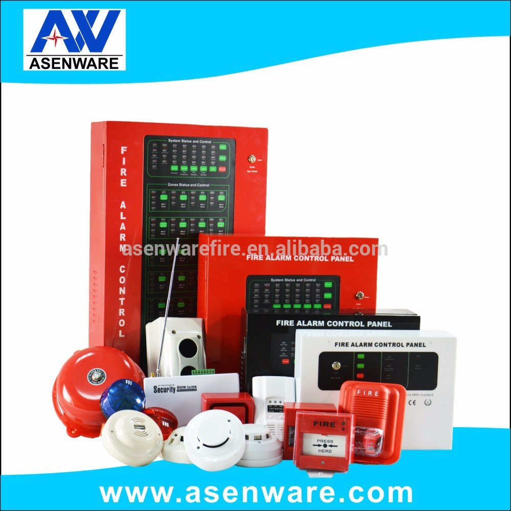 DC24V battery 16 zone conventional fire alarm system for Philippines