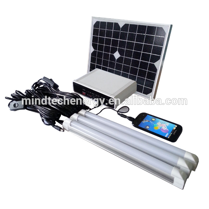 Portable solar lighting kit solar power generator