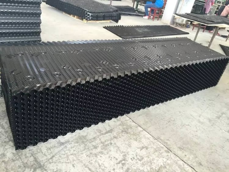 xf75 pvc marley Cross flow cooling type tower PVC filler, 1220mm cooling tower fill