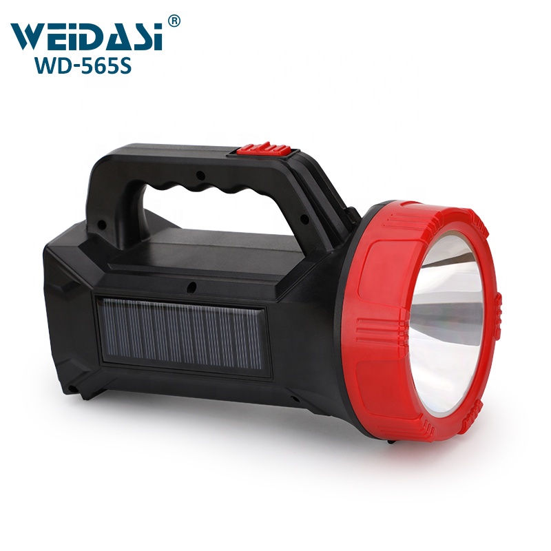 hot sale portable led searchlight rechargeable hand held search light