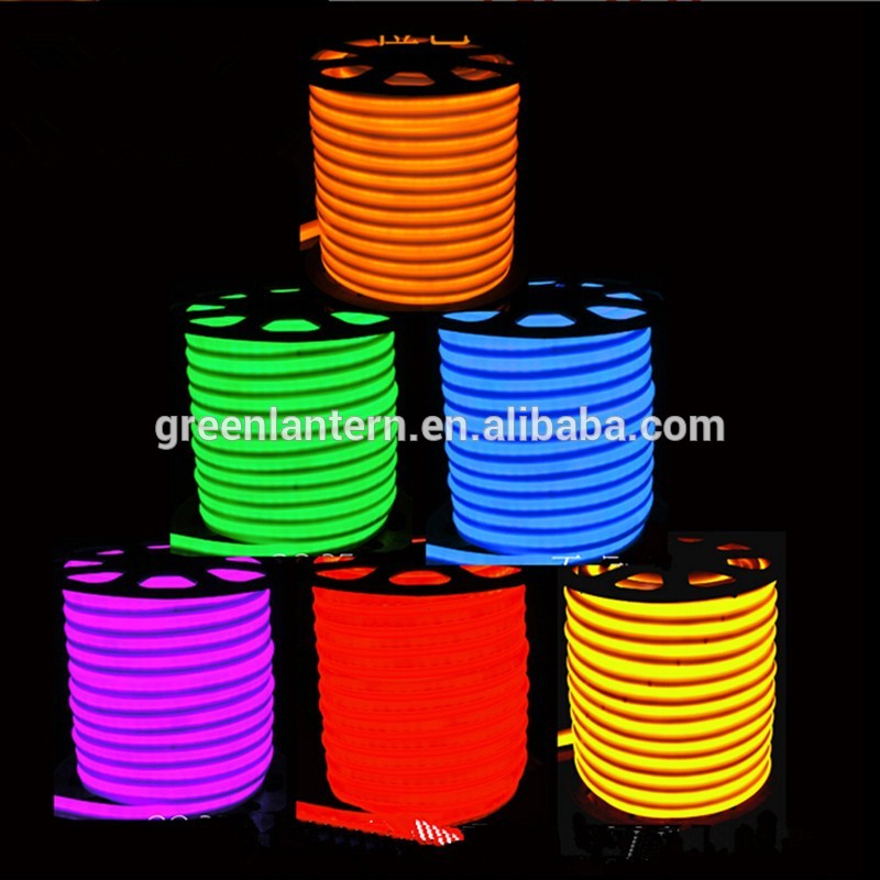 rgb LED Flexible Strip Light AC 220V 230V 240V SMD 2835 LED Neon flex tube 120led IP68 Waterproof rope string lamp