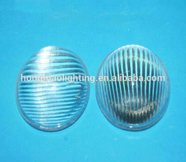 3mm edge thickness 22.5mm height 46mm inner dia. cob led optical glass lens 50mm