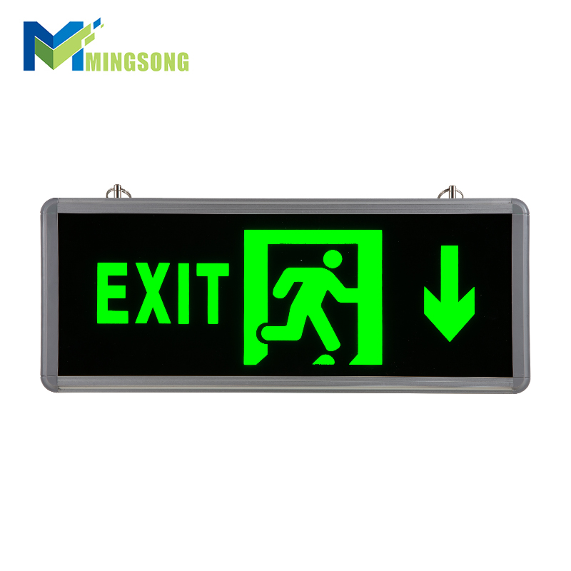 CE ROHS factory price aluminum single sided double sided LED fire emergency EXIT  sign  light