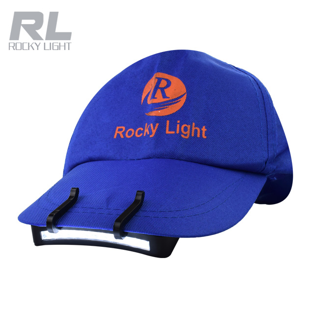 Hands-free Hat lamp 3 AAA battery 11LED Head lamp torch for outdoor Running Hiking sports