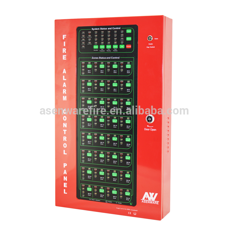 CE Approved 12 Zone Wired Conventional Fire Alarm Control Panel