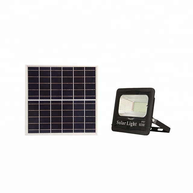 Remote control 60w led solar flood light price