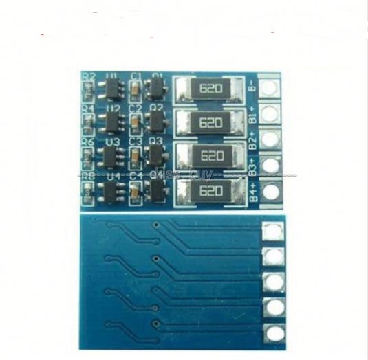 4S 3.6v lifepo4 balancing full charge 18650 lithium battery balance board balanced