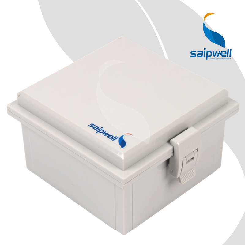 SAIPWELL Y IP66 SP-MG-151509 150*150*90 ABS Plastic Waterproof With Metal Clasp Outdoor Use Electrical Power Distribution Box