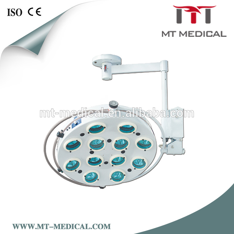 Medical equipments cold light operating lamp hole-type surgical lamp with 12/5 reflectors shaodowless operating lamp