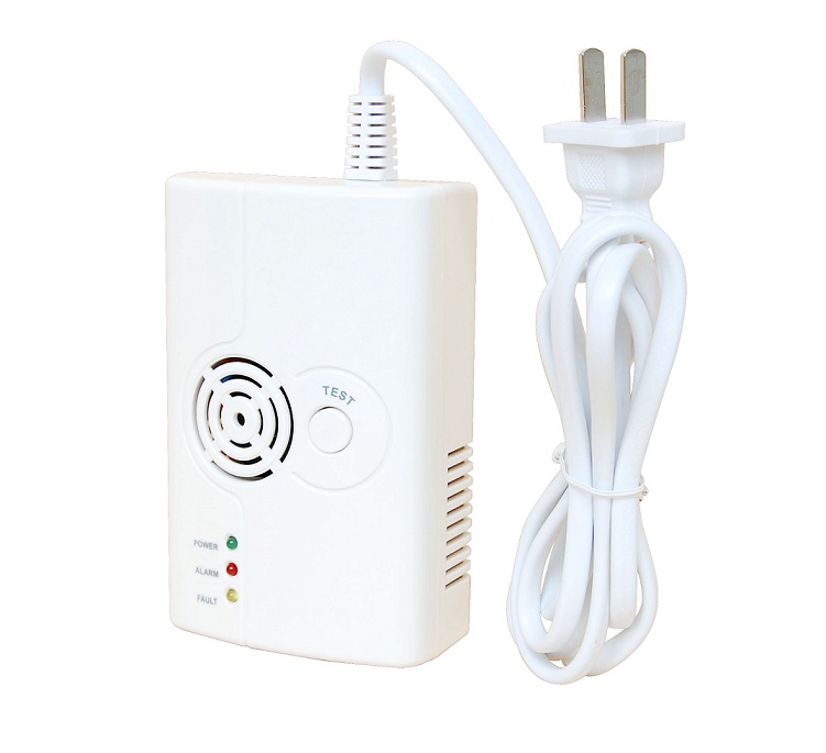 AC 220V CE approved wireless Gas Alarm Detector with shut-off valve and gas leak detector price