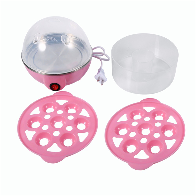 Multifunctional Double-Layer Egg Steamer Lazy Large-Capacity Electric Boiled Egg  With Automatic Shutdown Function