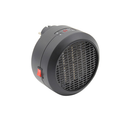 Portable electric fan heater, wall mounted handy mini heater 650W for home