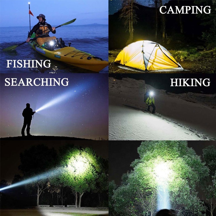 Best Selling Outdoor lamp led fishing torch hunting search light