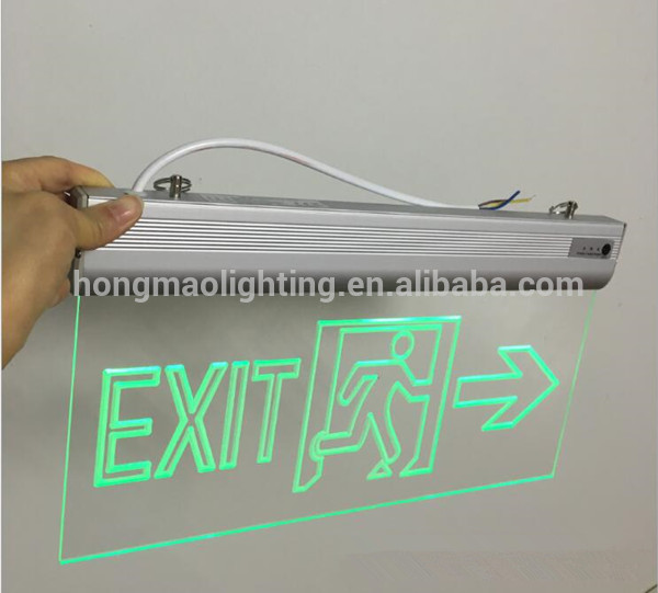 LED emergency right or left arrow running man exit sign