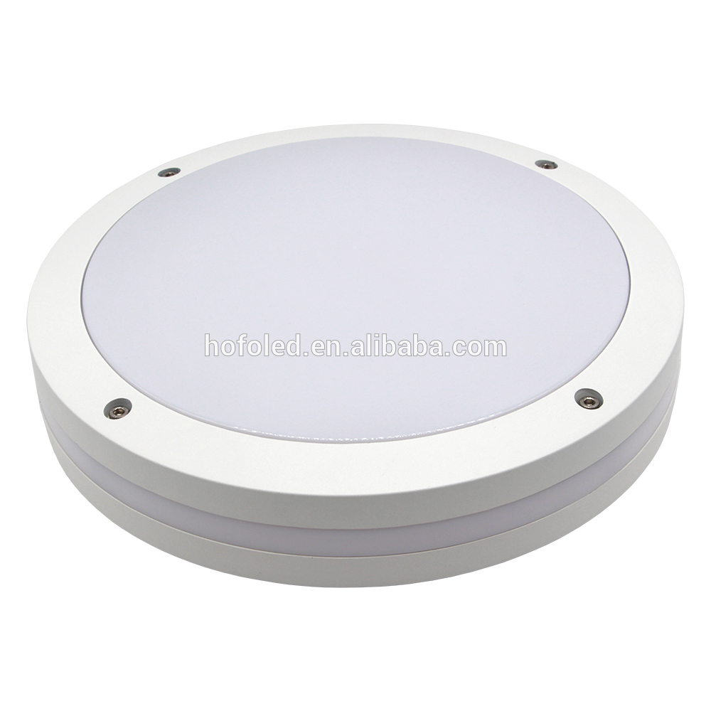 ce rohs saa ip65 ik10 round white bulkhead light outdoor fitting