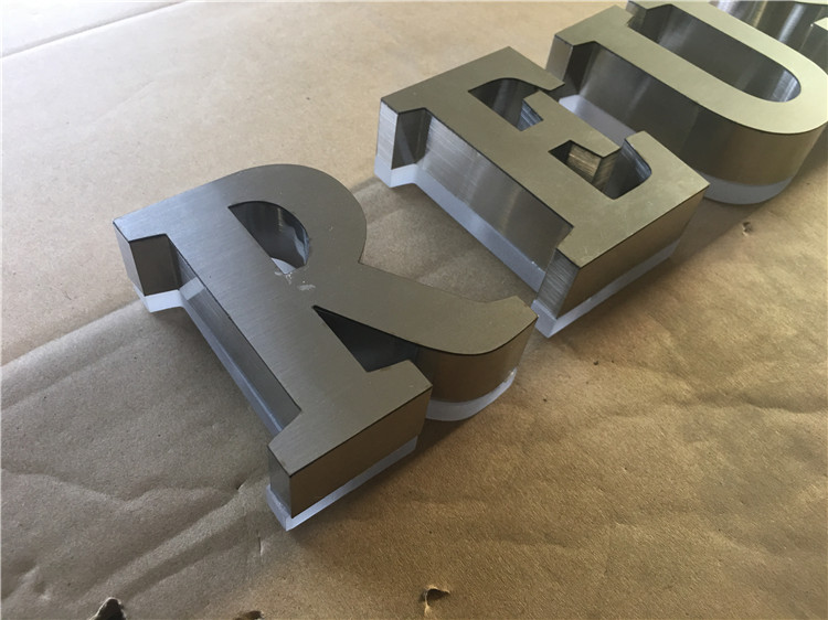 Advertising sign aluminum hanging cafe shop sign coffee brand signage alphabet letter metal