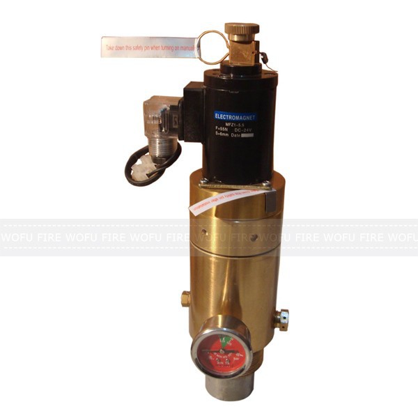 FM200 fire fighting cylinder system valve