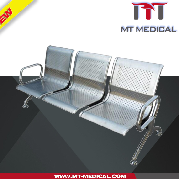 Metal stainless Steel Hospital Waiting Room Chairs for sale