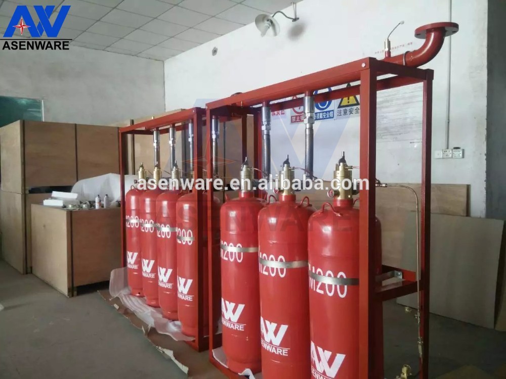 FM200 Fire Suppression System Pipeline Type With CAD Design