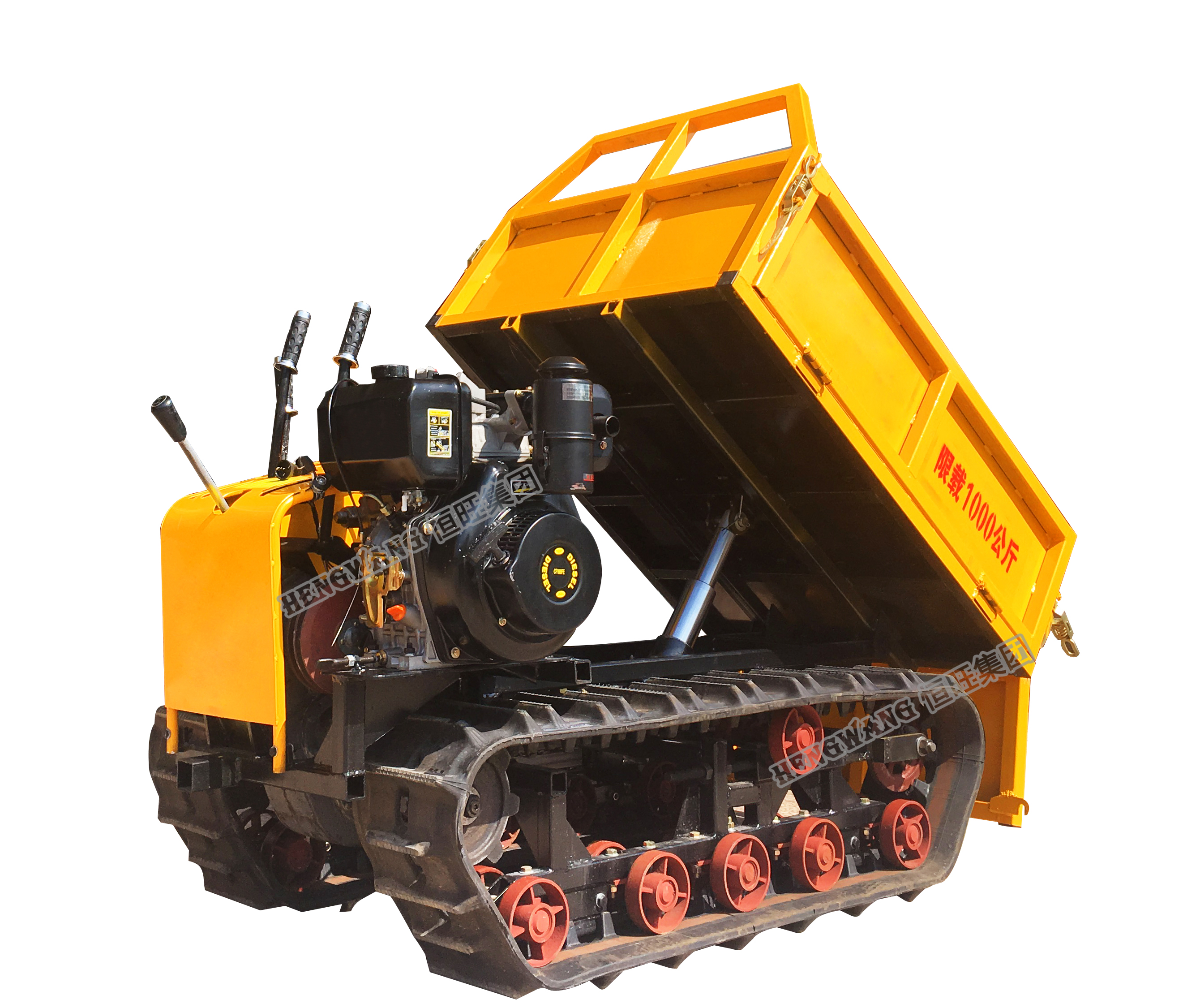 Truck mini Crawler dumper  for EARTH/WOODS/ROCKS price self loading
