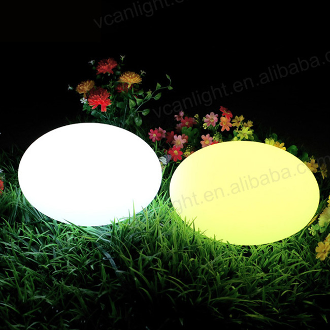 Waterproof RGB rechargeable lithium battery LED Stone