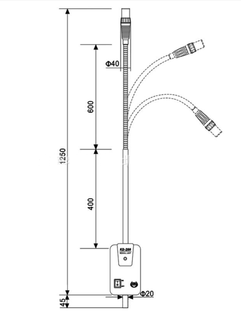 Cheaper examination and operation led lamp