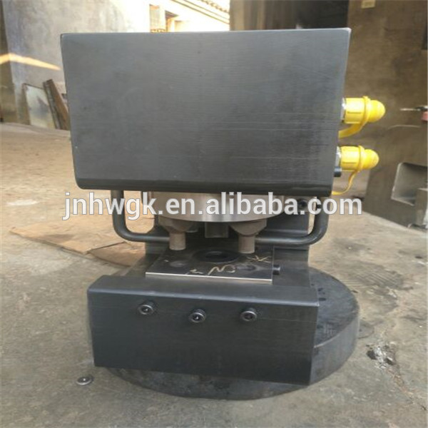 steel plate manual hydraulic hole puncher, electric hydraulic pump operated hole punching machine