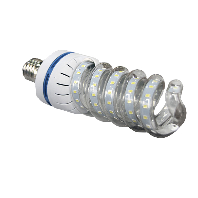 Factory supply high bright warm white 16w led spiral shape light