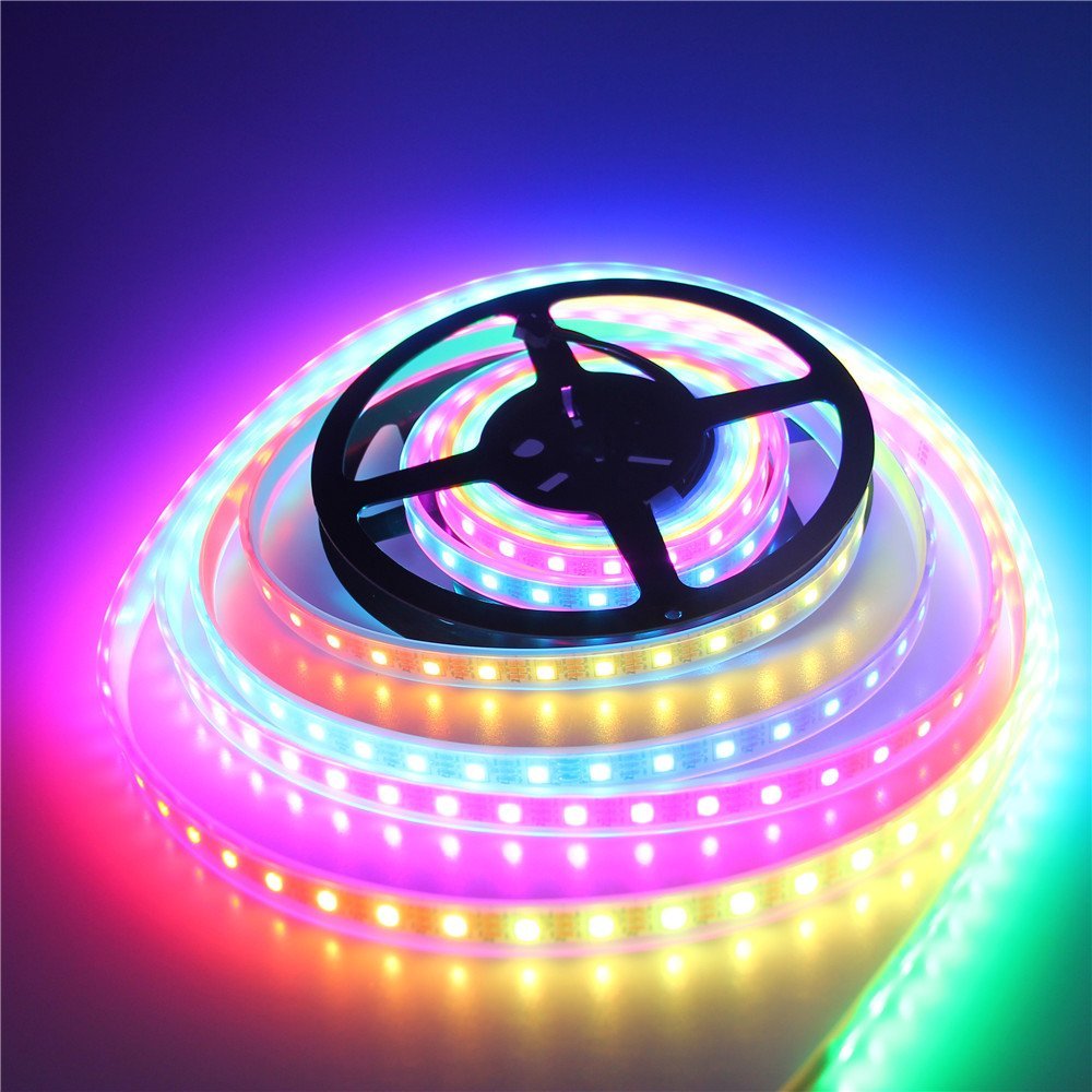 1m 60-Pixel Addressable 24-Bit RGB LED Strip, 5V, IP67 Waterproof, WS2812 strip light
