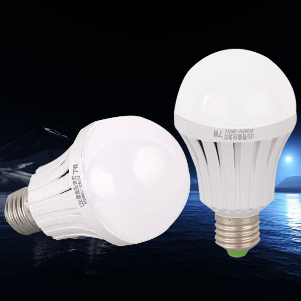Smart intelligent led bulb 7w 9w 12w battery backup rechargeable lamp indoor use emergency led bulb