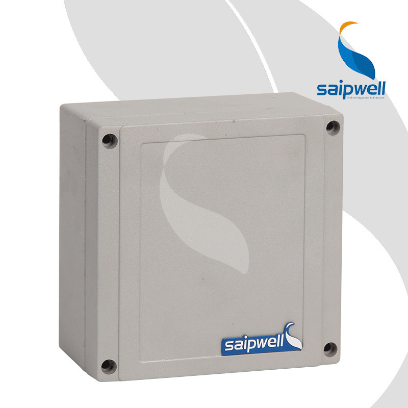 SAIPWELL Y SP-AG-FA43 100*100*60mm CE Electrical Outdoor Box Waterproof CE IP66 Aluminum Enclosure Box