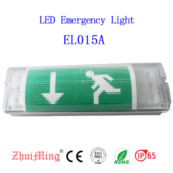 LED Rechargeable Industrial Usage Illuminated IP65 Exit Signs