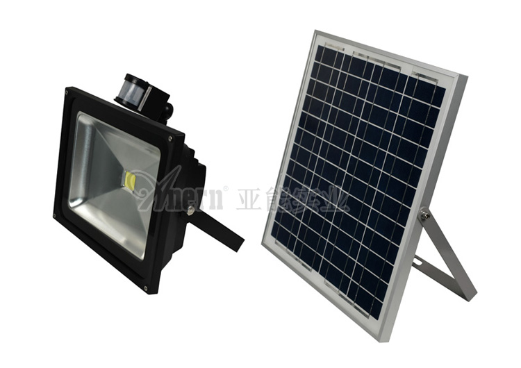 Anern high lumen 60w 6500k outdoor led solar wall light