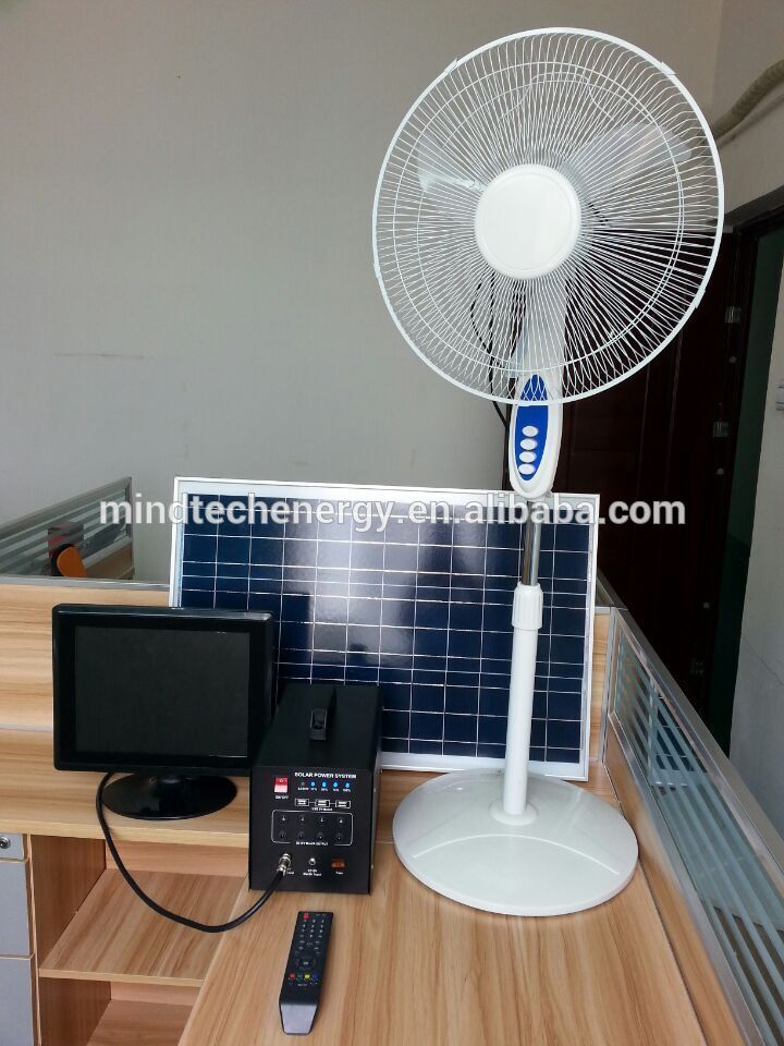 High brightness portable solar power panel supply system with emergency light