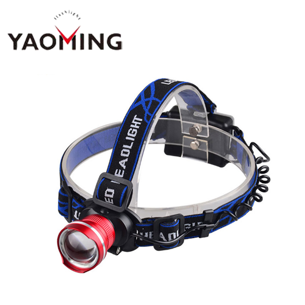 Popular Aluminum Headlight Waterproof Adjustable Focus 10W T6 LED 3 Modes AA Battery LED Headlamp