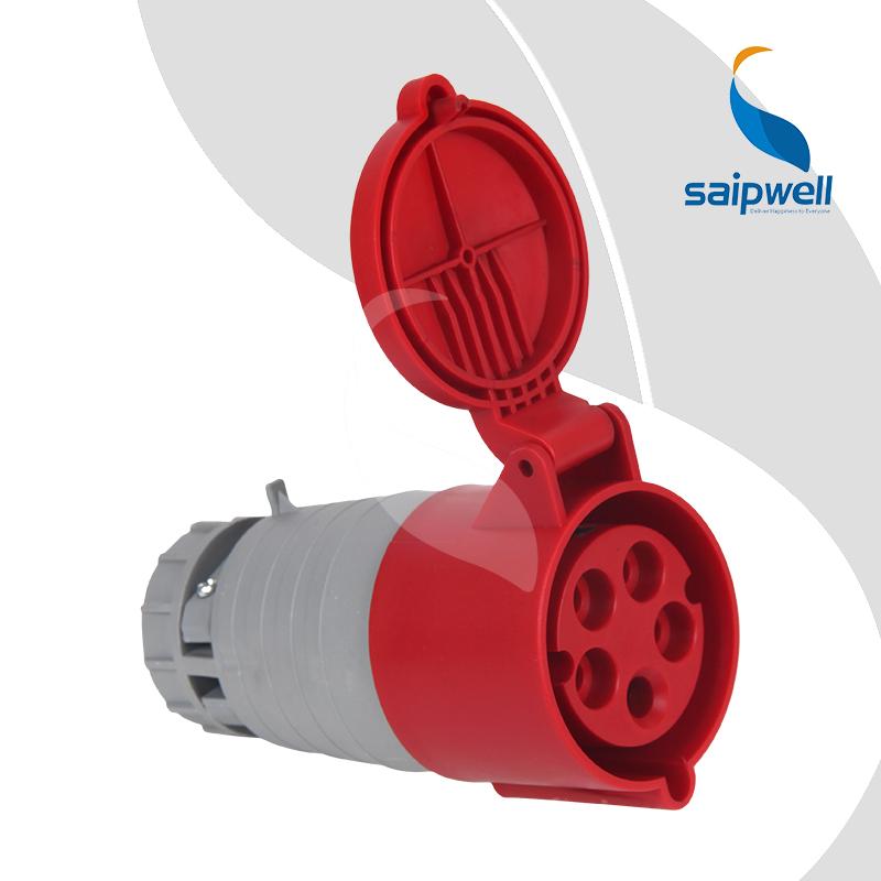 Saipwell / Saip IP44 IP67 Male and female electrical industrial plug and socket