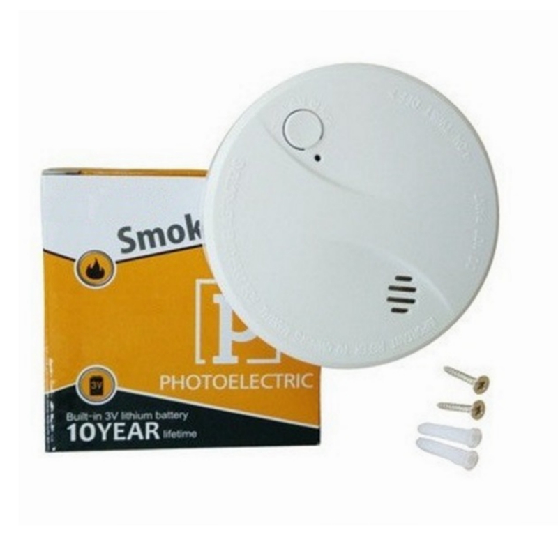 10yr sealed battery life  optical sensor smoke and fire detector with ce approved