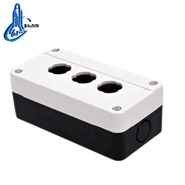 hot sale IP54 waterproof industrial hoist control buttonbox parts for 3 holes/control switch button box XDL5-BE03