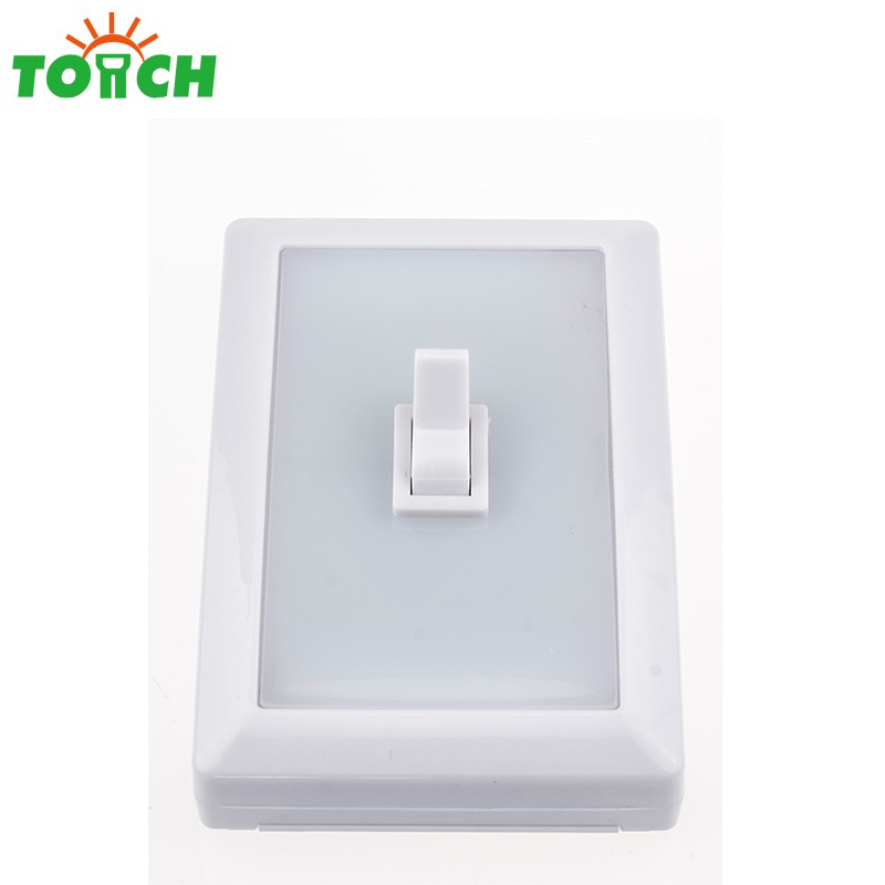battery operated led light switch wall sticker and cob cordless switch light by touch and smart sensor
