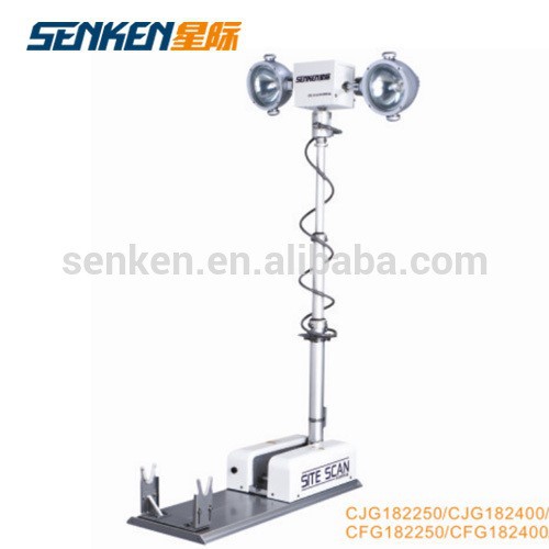 Special Vehicle Top Mounted Night Scan Tower Light and Telescopic High Mast Light