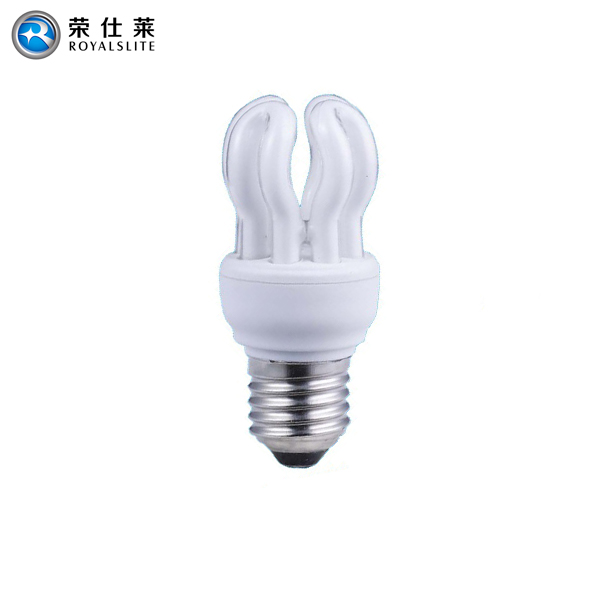 10W CFL Lotus Shape Light Bulb for Home Lighting 7mm Tube Dia