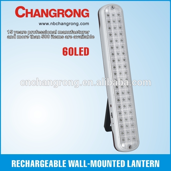 60LED Battery Backup Wall Mounted Light With Standing