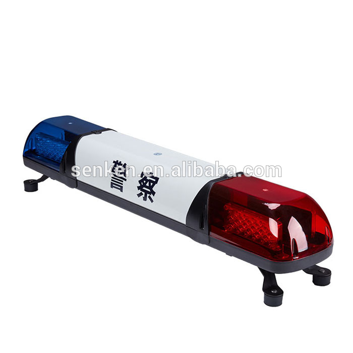 Senken 12V ambulance and truck blue LED warning lightbar