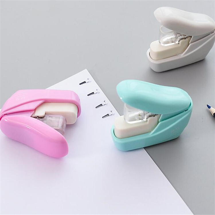 New Arrival No Nails Stapling Machine Mini Cute Book Stapler