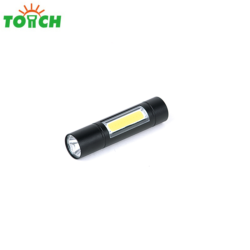 3w led mini flashlight usb charging led flash lights for gift promotion