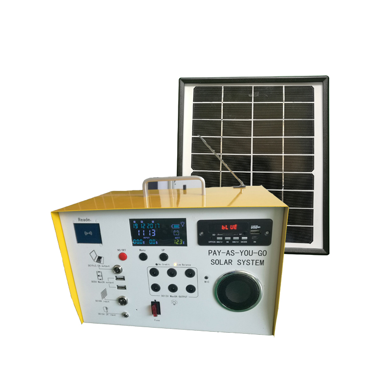 Prepaid Solar Energy Generator Cell Storage System