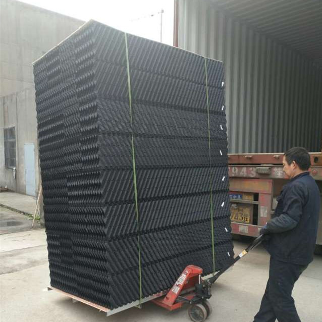 Cooling Tower Fills, Plastic PVC Sheet Counter Flow Cooling Tower Oblique Filler