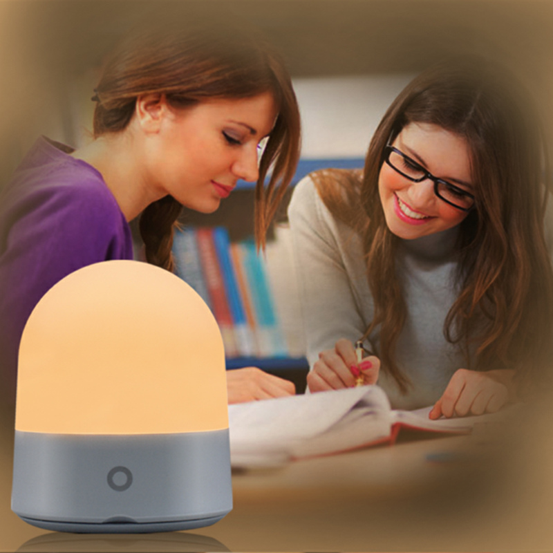 colorful LED touched sensors night light for baby