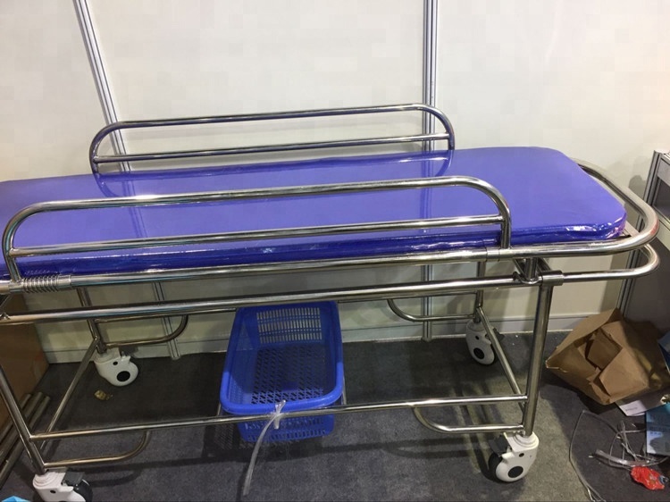 Cheap price stainless steel patient transfer stretcher