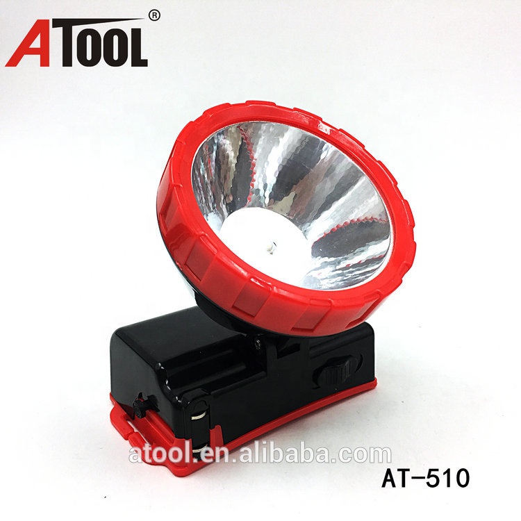 1w high quality ABS plastic rechargeable led headlamp